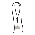 Lanyard para sujetar teléfono con cordón ajustable en varios colores color negro