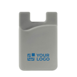 Tarjetero de silicona en varios colores para adherir al móvil vista principal