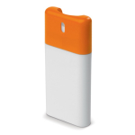 Spray antibacterial de manos para bolsillo personalizable 20ml color naranja segunda vista