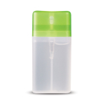 Spray antibacterial con 62% alcohol con mecanismo pulsador