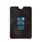Portatarjetas flexible en varios colores clásicos con protección RFID vista principal