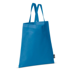 Sencilla bolsa para empresas de tejido sin tejer 80 g/m2 Plaza Large color azul