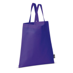 Sencilla bolsa para empresas de tejido sin tejer 80 g/m2 Plaza Large color morado
