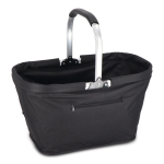 Cesta de picnic hecha de nylon en varios colores plegable color negro