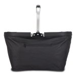 Cesta de picnic hecha de nylon en varios colores plegable color negro segunda vista