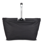 Cesta de picnic hecha de nylon en varios colores plegable color negro tercera vista