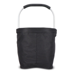 Cesta de picnic hecha de nylon en varios colores plegable color negro cuarta vista