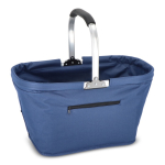 Cesta de picnic hecha de nylon en varios colores plegable color azul oscuro