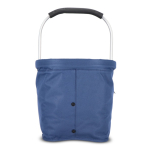 Cesta de picnic hecha de nylon en varios colores plegable color azul oscuro cuarta vista