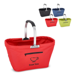 Cesta de picnic hecha de nylon en varios colores plegable