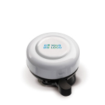 Timbre personalizable de metal blanco especial para bicicleta vista principal