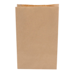 Bolsa de papel kraft con certificación FSC hecha en EU 29x18x9cm color marrón segunda vista