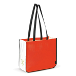 Bolsa de non-woven laminado de colores con los lados en blanco color rojo