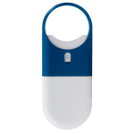 Dispensador de protector solar con asa de transporte SPF30 10ml color blanco/azul