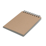 Cuaderno de papel de roca resistente y hojas vlancas formato bolsillo color natural