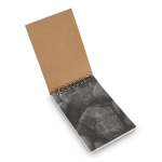 Cuaderno de papel de roca resistente y hojas vlancas formato bolsillo color natural tercera vista
