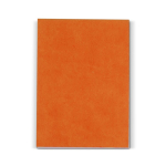 Bloc de notas de tapa flexible en varios colores con 150 hojas color naranja segunda vista