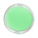 Estuche de plástico para jabón en hojas solubles en agua color verde menta
