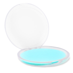 Estuche de plástico para jabón en hojas solubles en agua color azul pastel segunda vista