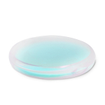 Estuche de plástico para jabón en hojas solubles en agua color azul pastel tercera vista