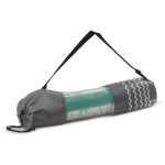 Esterilla de yoga de 4mm de grosor con bolsa para transporte color azul oscuro cuarta vista