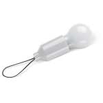 Linterna de 1 luz LED con asa para colgar a llavero o bolsa color blanco segunda vista