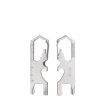 Multiherramienta de acero inoxidable, clip para enganchar a superficie vista principal