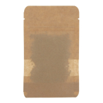 Bolsa de semillas de flores de abeja y mariposa, bolsa de papel kraft color marrón tercera vista