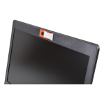 Funda para la webcam para protección de la privacidad en línea color naranja cuarta vista