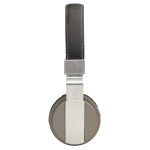 Auriculares ligeros con micrófono incorporado y manos libres color negro tercera vista