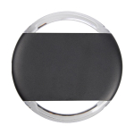 Cargador inalámbrico circular con bordes que alumbran 5W color negro tercera vista