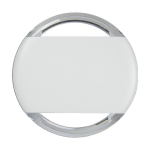 Cargador inalámbrico circular con bordes que alumbran 5W color blanco tercera vista