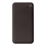 Batería externa inalámbrica rectangular de colores con ventosas color negro cuarta vista