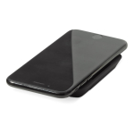 Cargador inalámbrico y soporte de acabado suave para móvil 5W color negro quinta vista