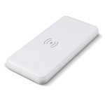 Batería externa metálica con carga inalámbrica 8.000mAh color blanco