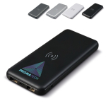 Batería externa metálica con carga inalámbrica 8.000mAh