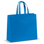 Bolsa de non woven laminado mate en varios colores con asas a juego color azul