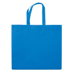 Bolsa de non woven laminado mate en varios colores con asas a juego color azul segunda vista