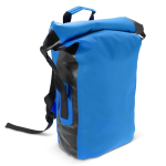 Mochilas personalizadas roll-top impermeables tirantes acolchados, 25L color azul
