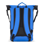 Mochila personalizada roll-top impermeable tirantes acolchados, 25L color azul quinta vista