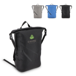 Mochila roll-top resistente al agua con bolsillo frontal 22L