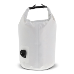 Bolsa de lona impermeable en varios colores con capacidad de 5L color blanco tercera vista