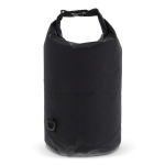 Bolsa de lona impermeable en varios colores con capacidad de 15L color negro tercera vista