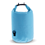 Bolsa de lona impermeable en varios colores con capacidad de 15L color azul claro tercera vista