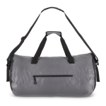 Bolsa de deporte impermeable con doble asa y capacidad de 60L color gris oscuro tercera vista