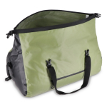 Bolsa de deporte impermeable con doble asa y capacidad de 60L color verde oliva segunda vista