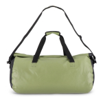 Bolsa de deporte impermeable con doble asa y capacidad de 60L color verde oliva cuarta vista