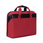 Maletín para portátil personalizada RPET con correa de hombro 15.6'' color rojo