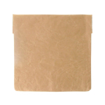 Portasnacks térmico de papel reciclado con cierre de velcro Snacks color marrón quinta vista