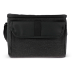 Bolsa nevera promocional negra de RPET con correa para el hombro 8L color negro tercera vista